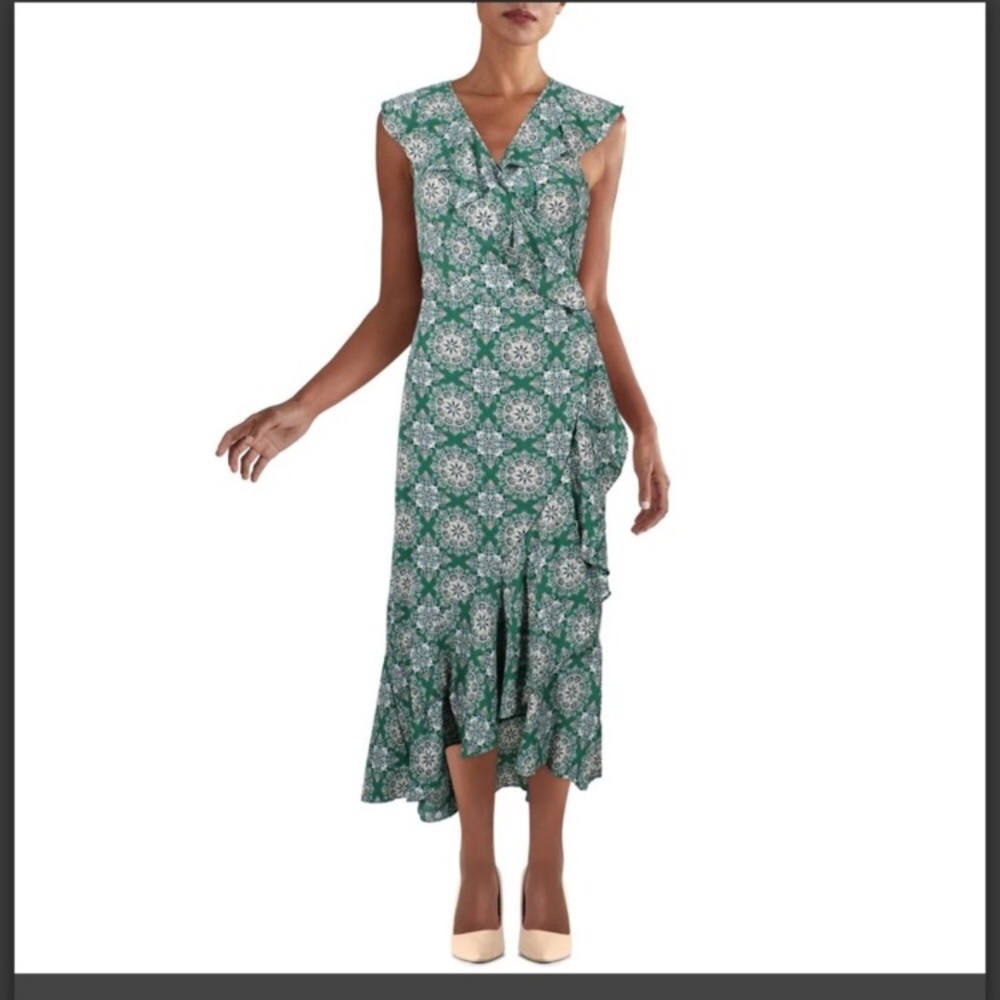 New Max Studio Wrap Dress - Picture 3 of 12